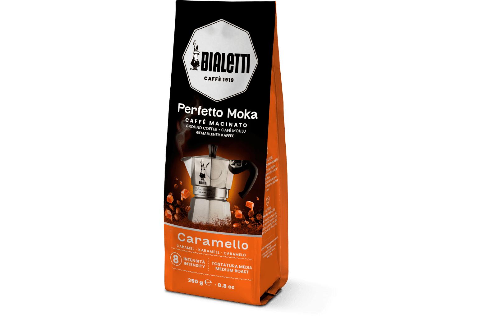 Bialetti Kaffee gemahlen Perfetto Moka Caramello 250 g Bialetti Kaffee gemahlen Perfetto Moka Caramello 250 g