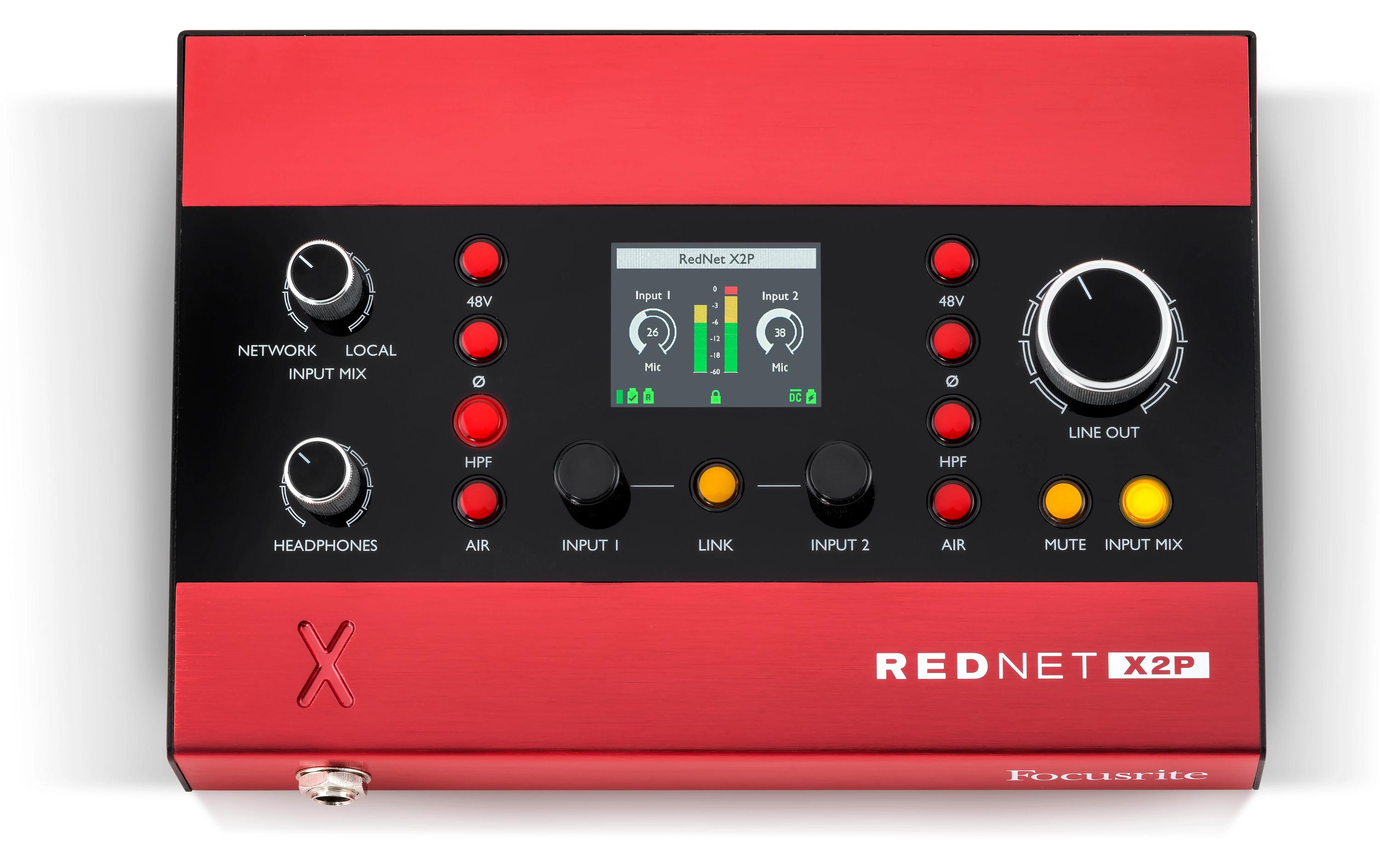 Focusrite Audio Interface RedNet X2P