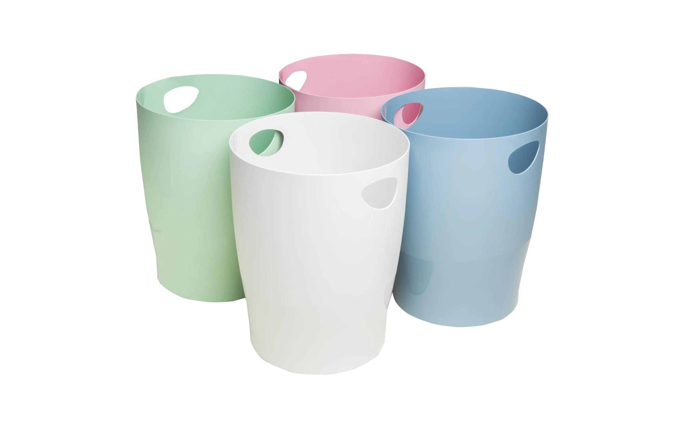 Exacompta Papierkorb Ecobin AutentiK, 15 l, Salbeigrün