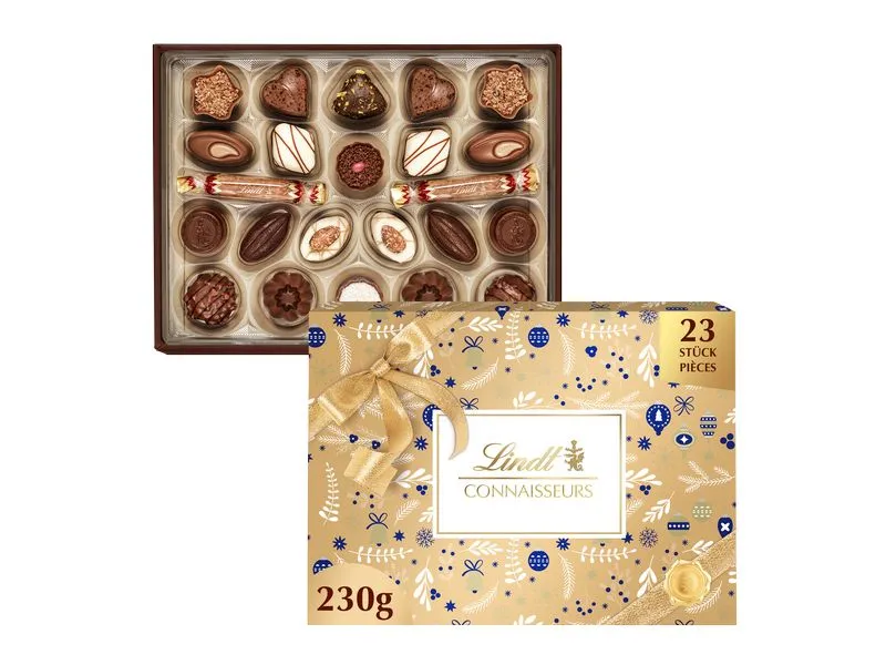 Lindt CONNAISSEURS Pralinés Assortiert Festtagsedition 230g Lindt CONNAISSEURS Pralinés Assortiert Festtagsedition 230g