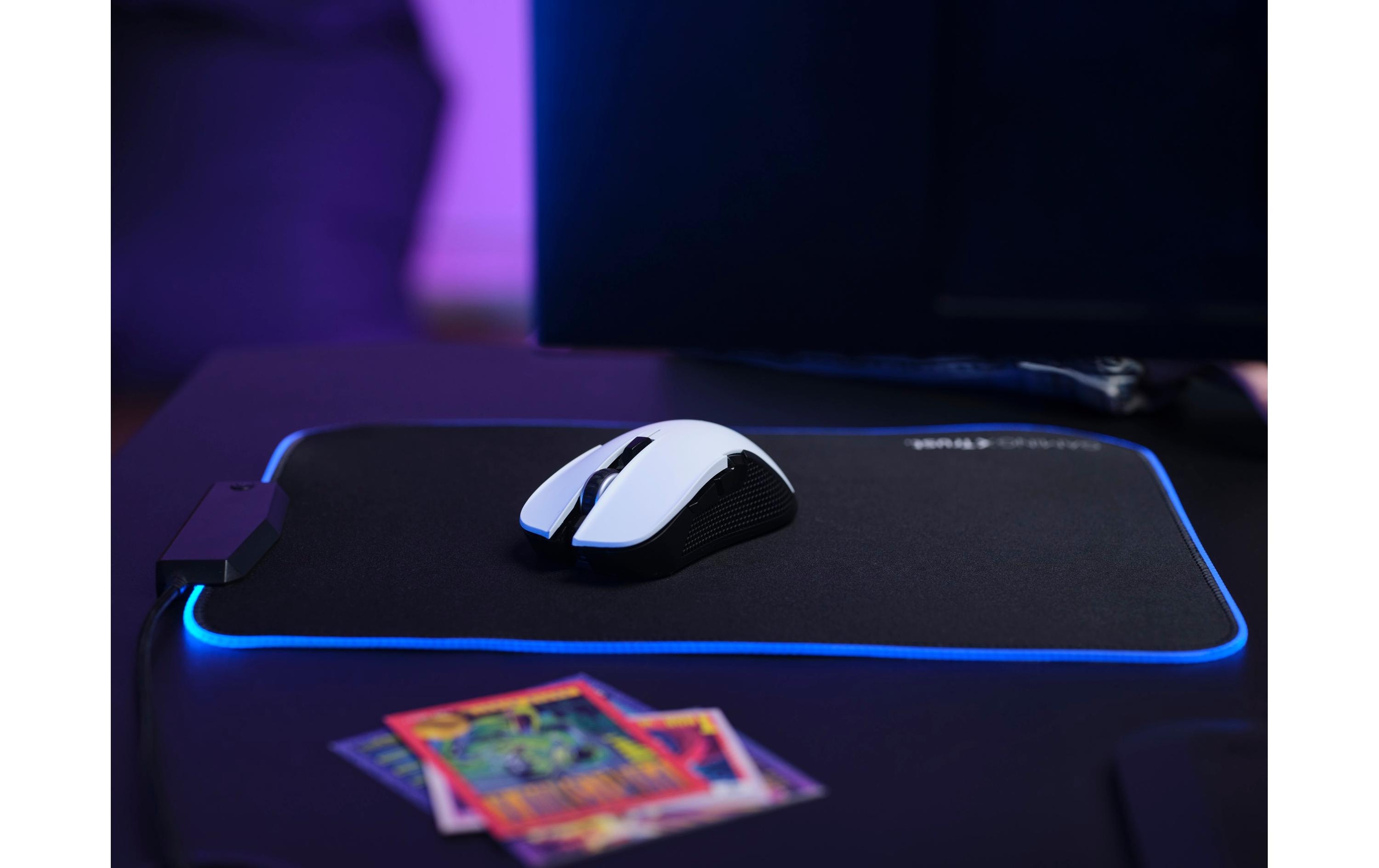 Trust Gaming-Maus GXT923 Ybar Weiss