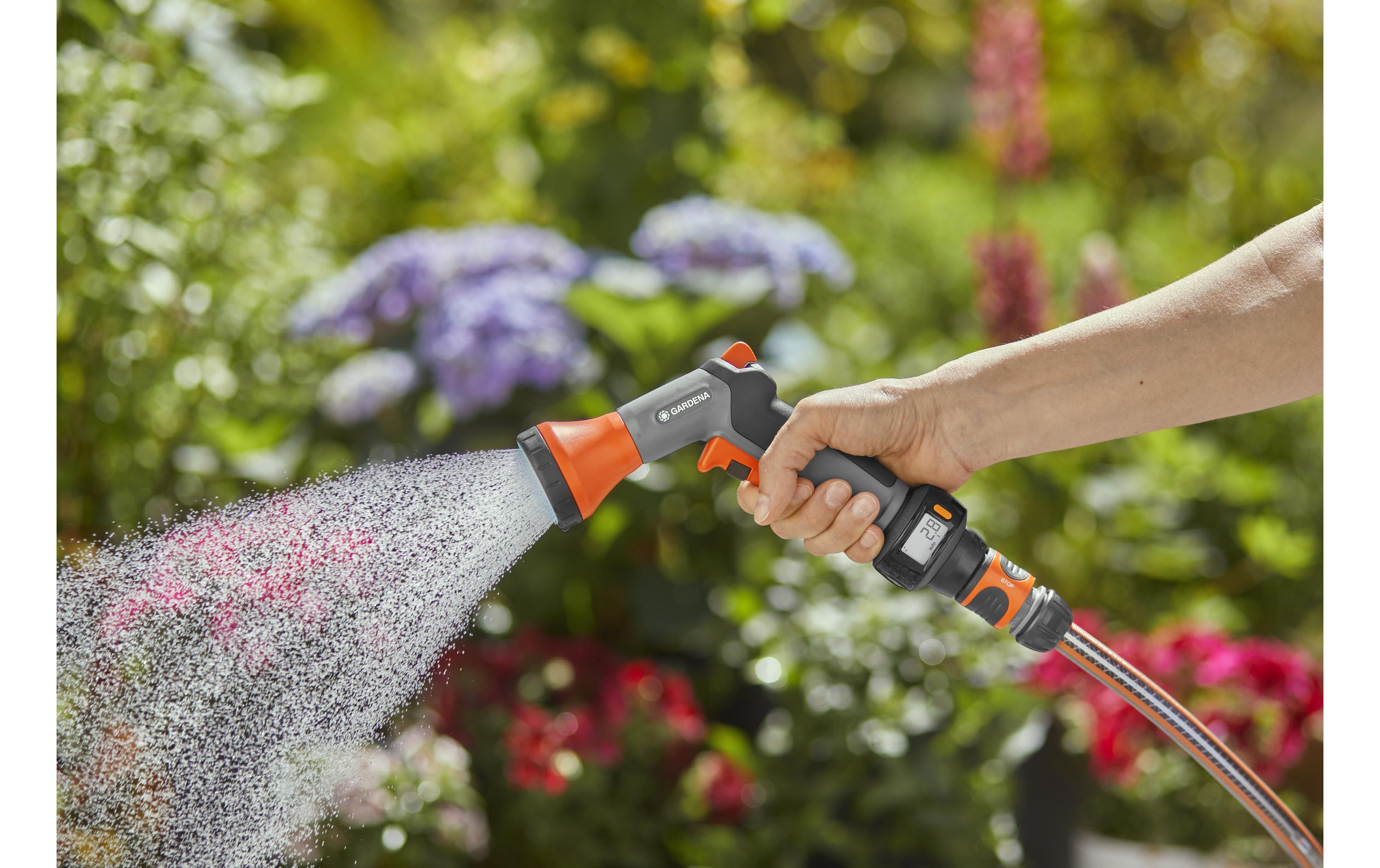 GARDENA Bewässerungsbrause AquaCount mit Wassermengenzähler