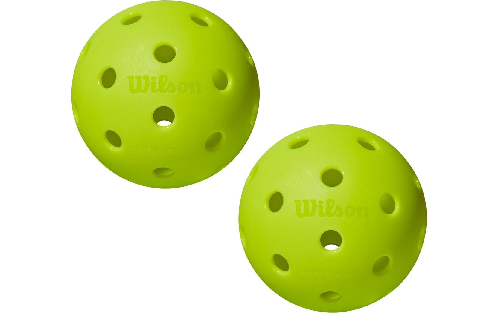 Wilson Pickleball Bälle Tru 32 2er-Pack, Gelb