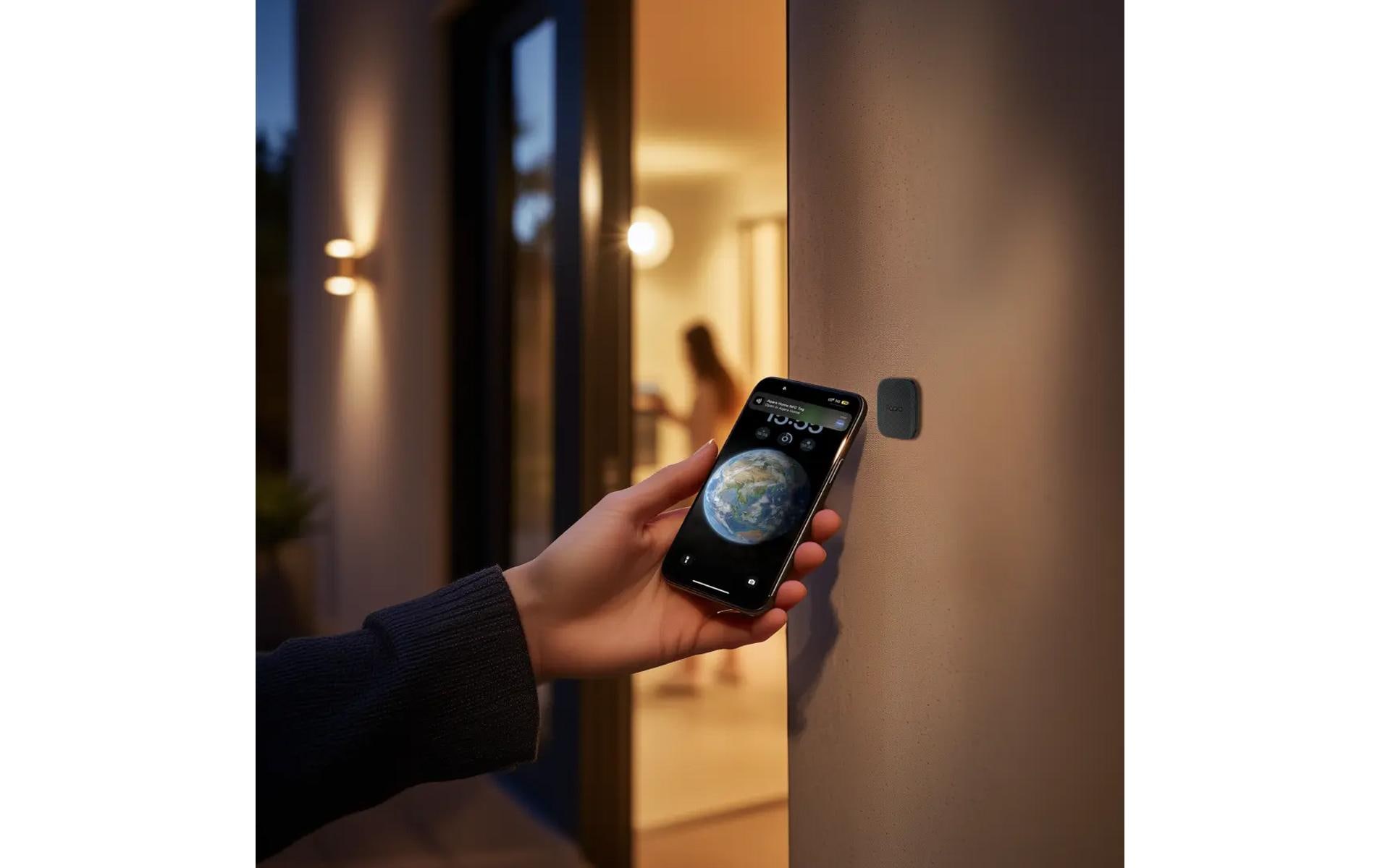 Aqara Smartes Türschloss U200 Lite Kit, Schwarz