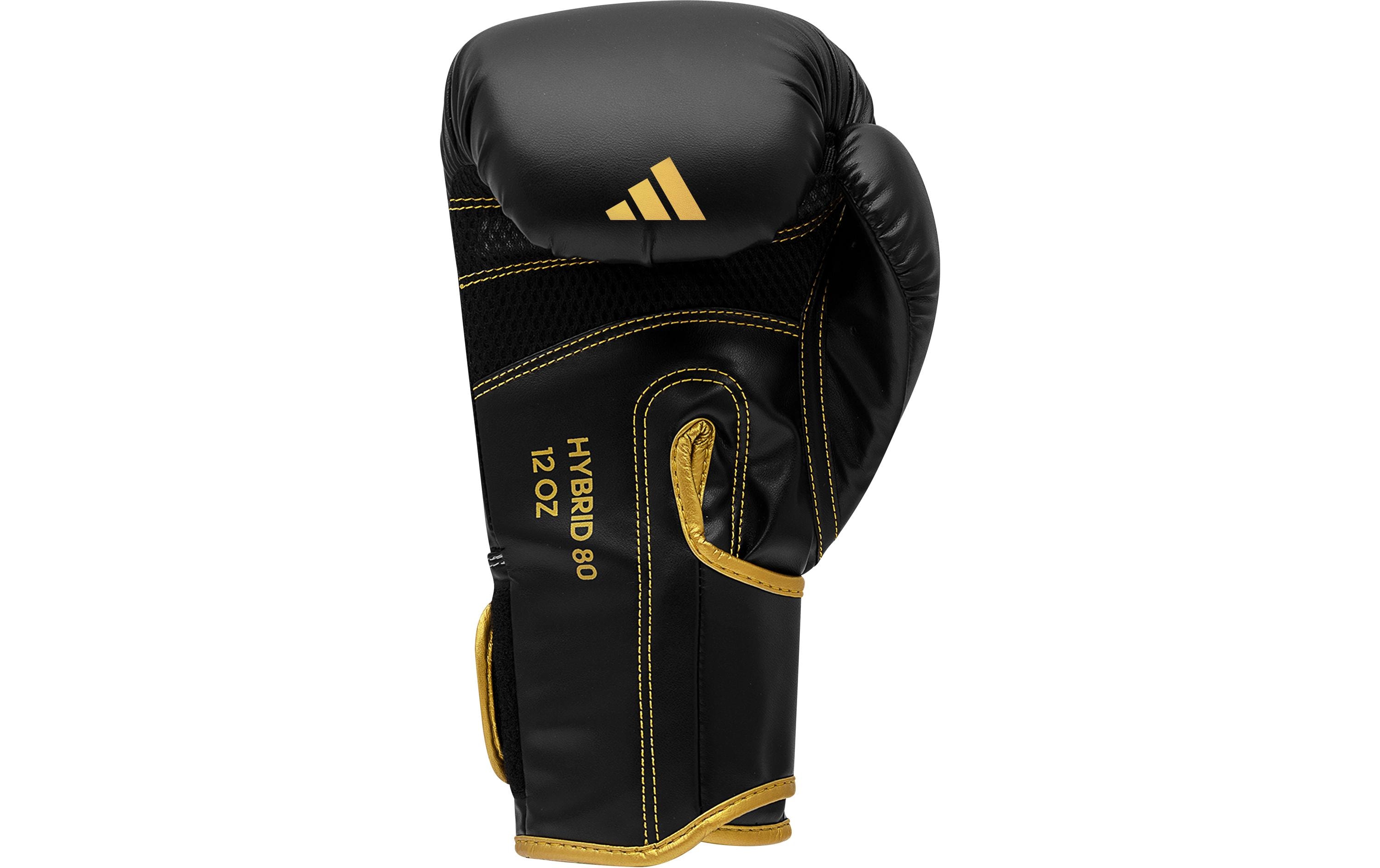 adidas Boxhandschuhe Hybrid 80 Gold/Schwarz, 12 oz