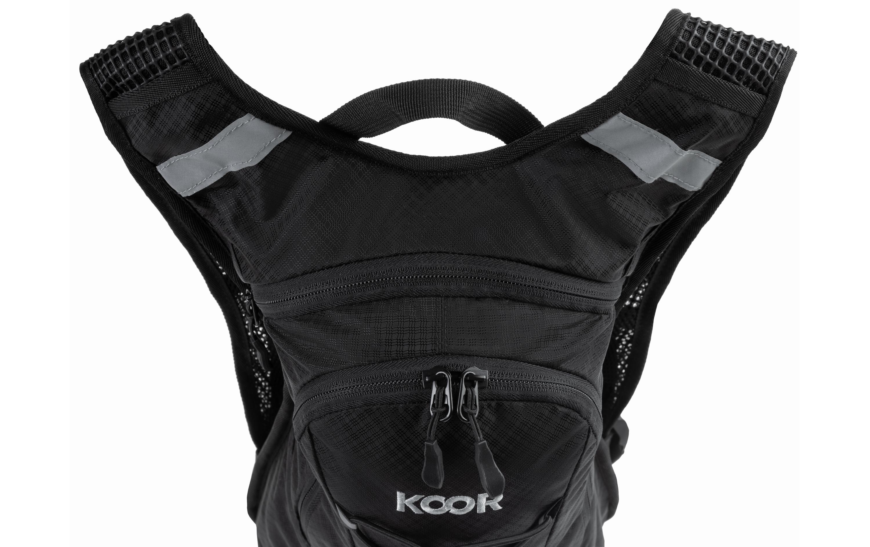 KOOR Rucksack Leenza 6 l, Schwarz