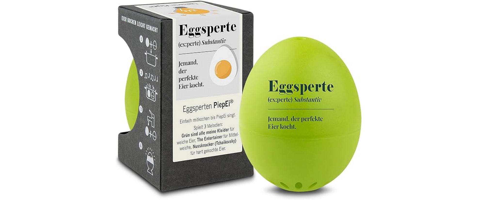 PiepEi Küchentimer Singende Eieruhr Eggsperten, Grün