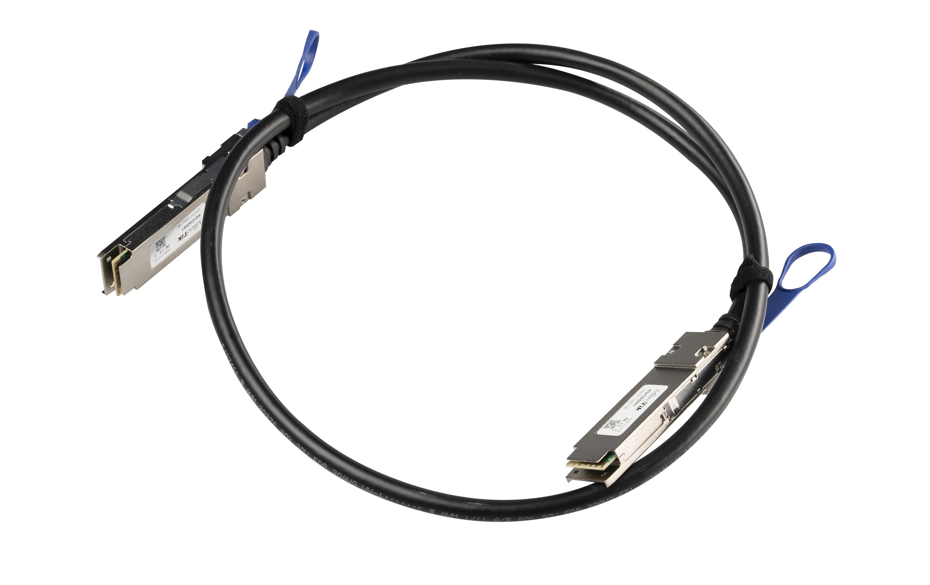 MikroTik Direct Attach Kabel XQ+DA0001 QSFP28/QSFP28 1 m MikroTik Direct Attach Kabel XQ+DA0001 QSFP28/QSFP28 1 m