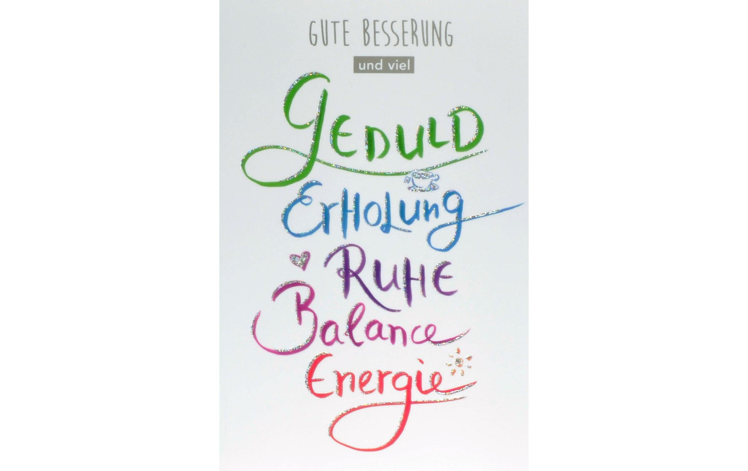 ABC Genesungskarte Gute Besserung B6 ABC Genesungskarte Gute Besserung B6