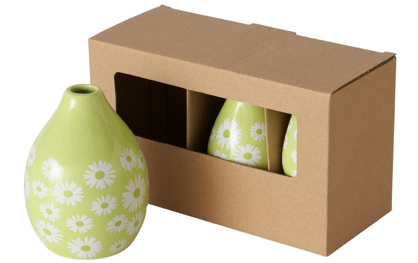 Boltze Vasen-Set Daisie 3-teilig, Hellgrün