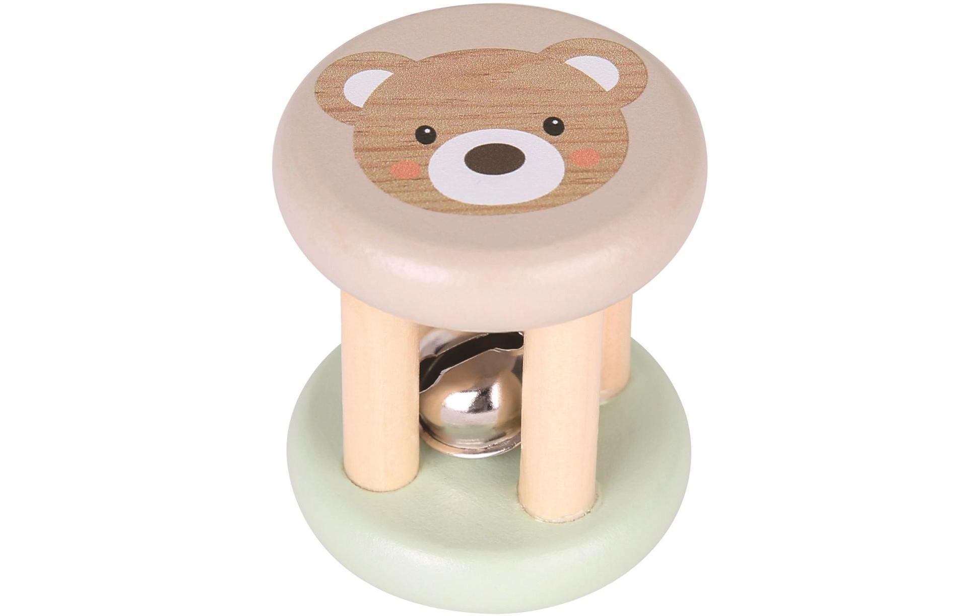 Spielba Holzspielwaren Greifling Bär mit Glöckli