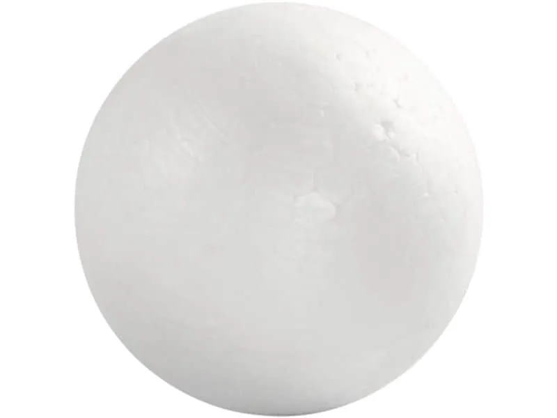 Creativ Company Styropor-Kugeln 6 cm, Weiss, 50 Stück