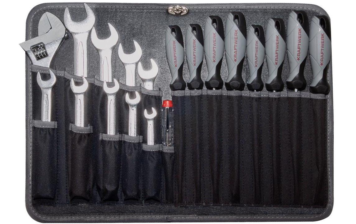 Kraftwerk Werkzeugkoffer Profi B160 mit Bosch Akkuschrauber 162-teilig Kraftwerk Werkzeugkoffer Profi B160 mit Bosch Akkuschrauber 162-teilig