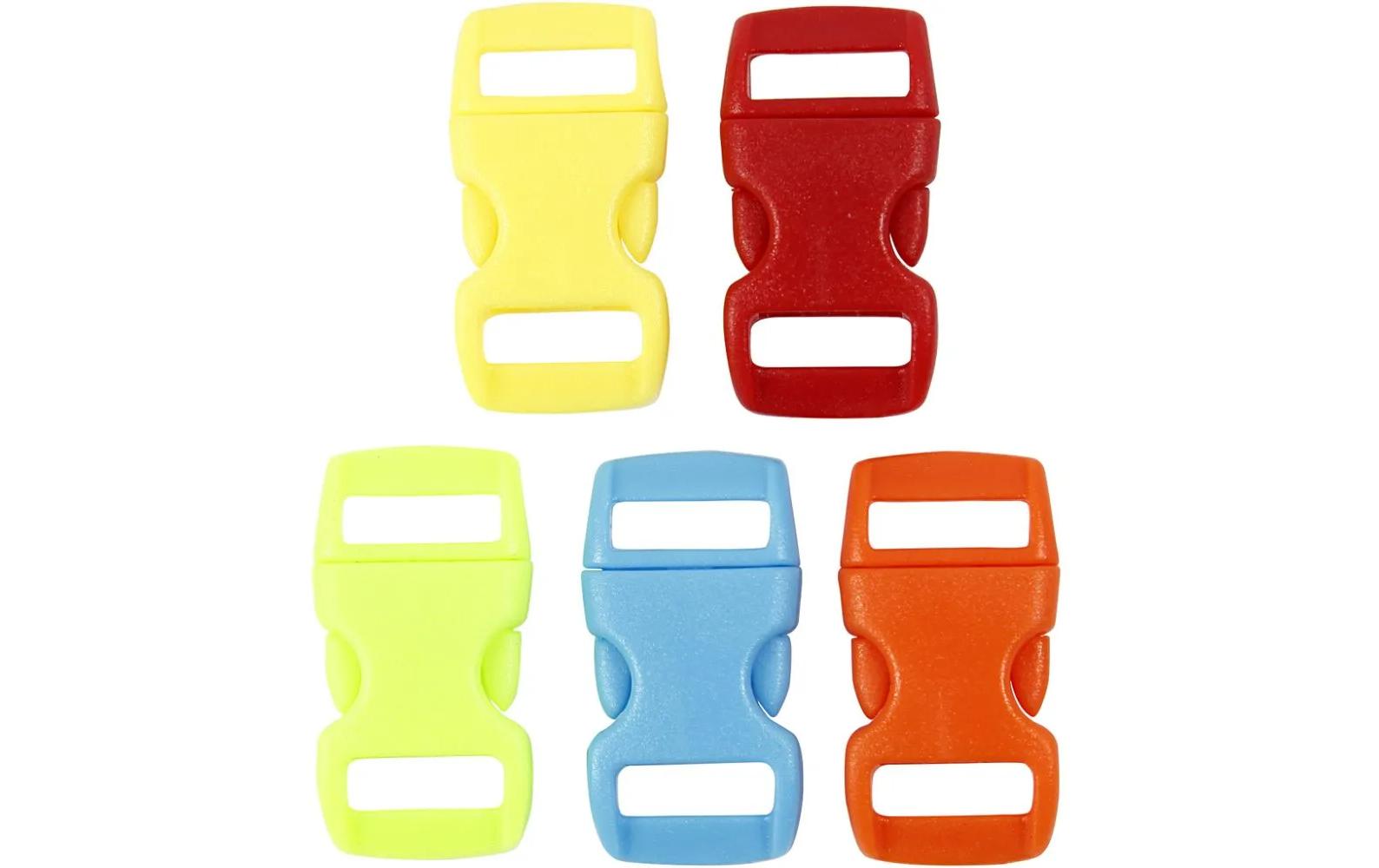 Creativ Company Klickverschluss 29 mm x 15 mm, Lochgrösse 3 x11 mm,100 Stück Creativ Company Klickverschluss 29 mm x 15 mm, Lochgrösse 3 x11 mm,100 Stück