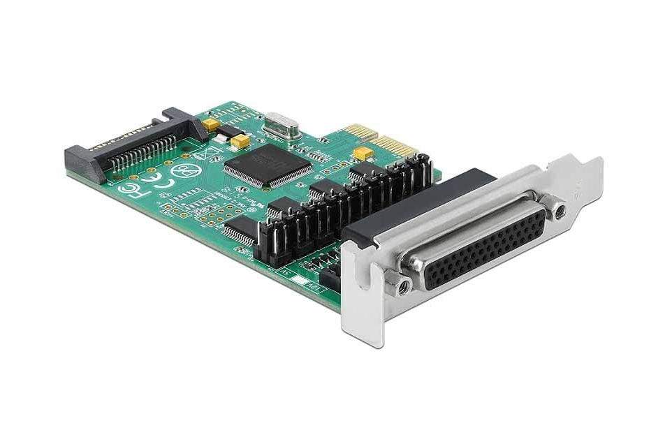 Delock PCI-Express-Karte 89938 4x RS-232 mit Spannungsversorgung