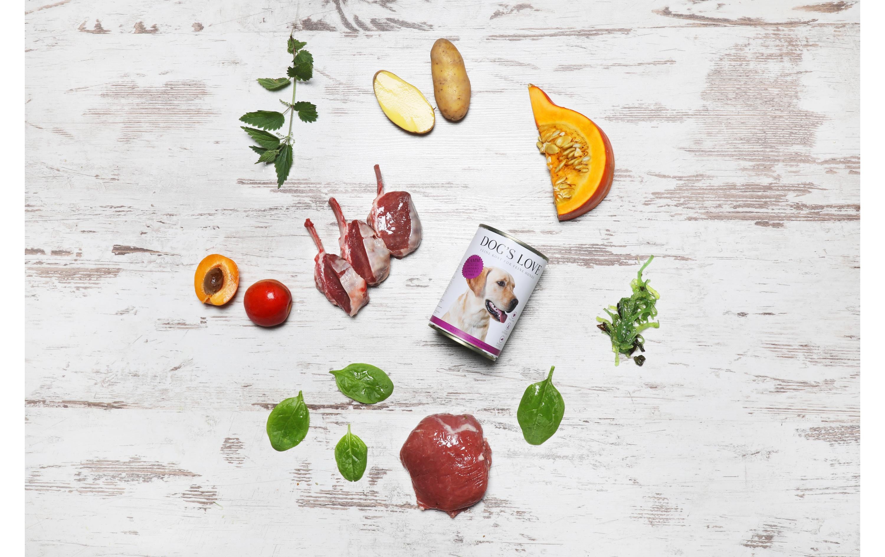 Dog's Love Nassfutter Adult Lamm, 400 g