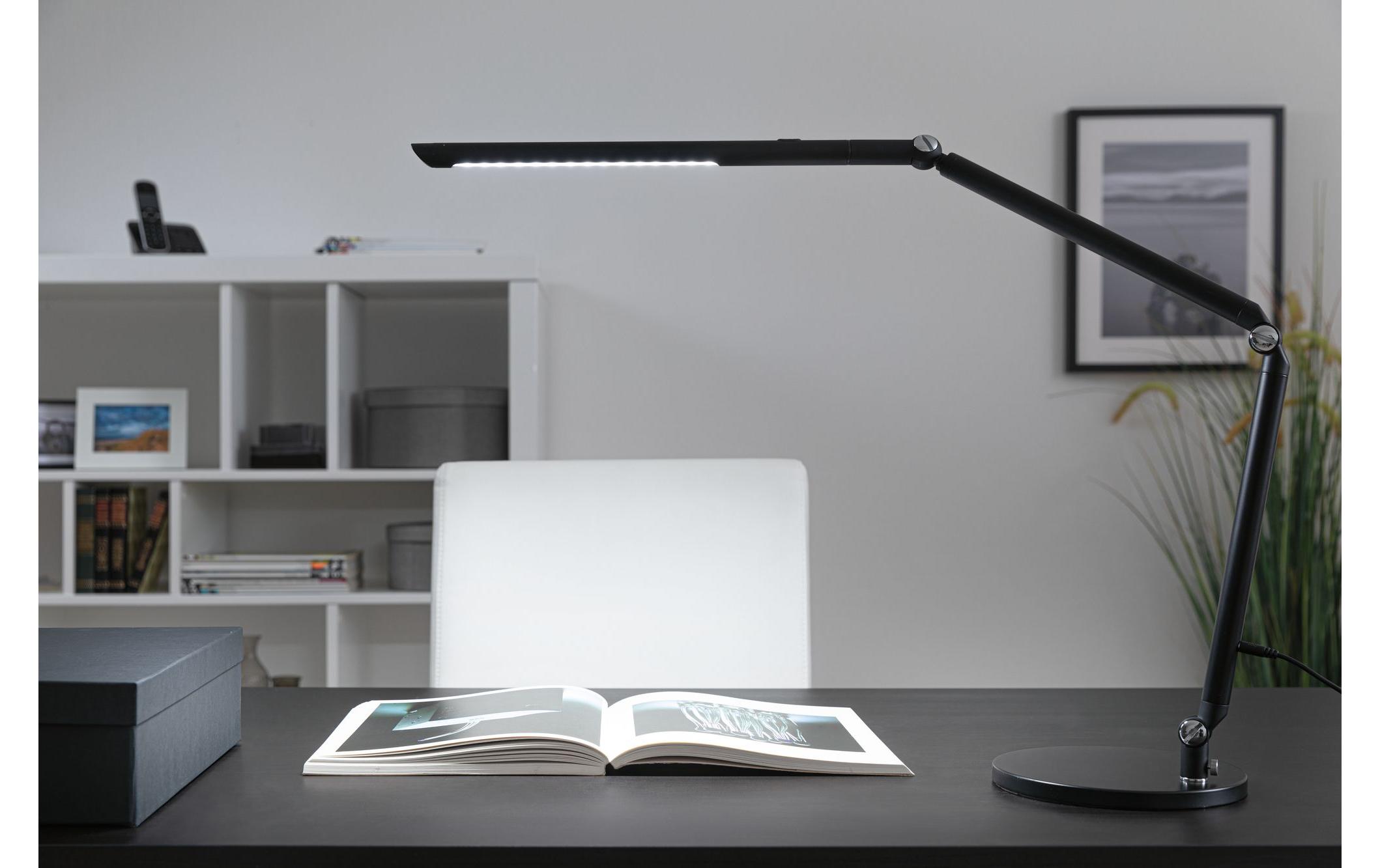 Paulmann Schreibtischleuchte FlexBar, Schwarz