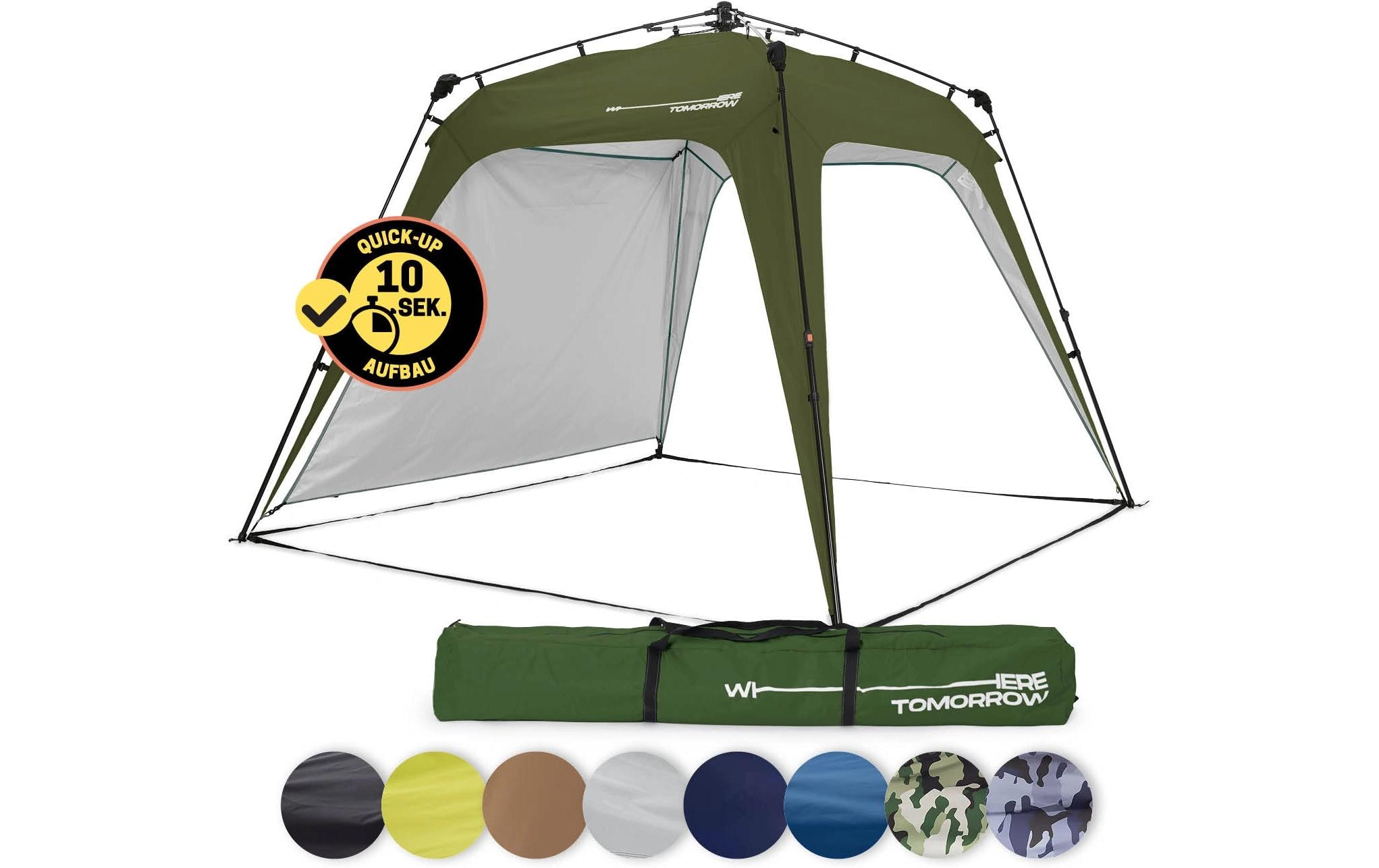 Where tomorrow Pavillon Pop Up - Dunkelgrün