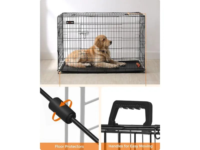 Feandrea Transportbox für Hunde 122 x 74.5 x 80.5 cm Feandrea Transportbox für Hunde 122 x 74.5 x 80.5 cm