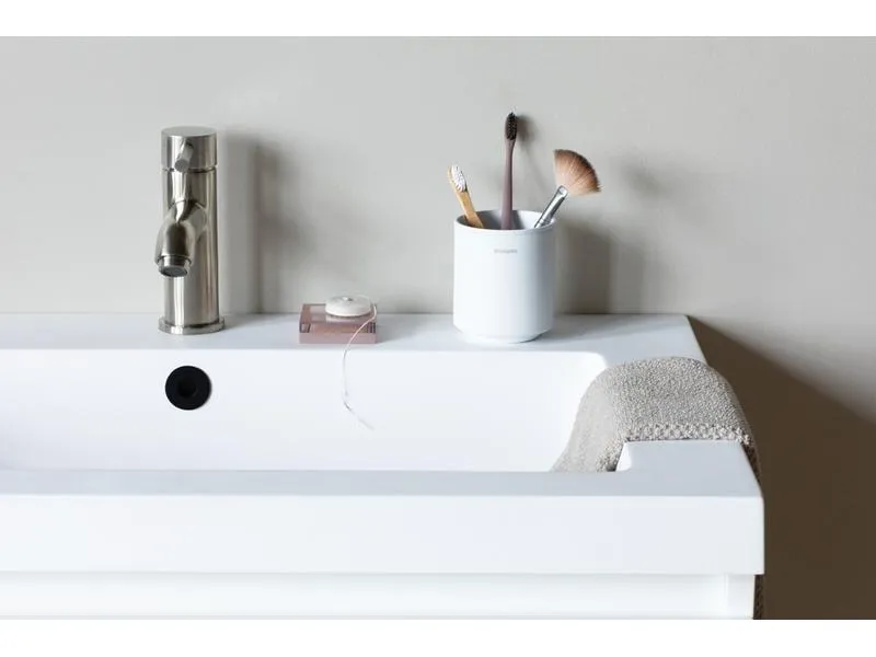Brabantia Zahnputzbecher Mindset Weiss Brabantia Zahnputzbecher Mindset Weiss