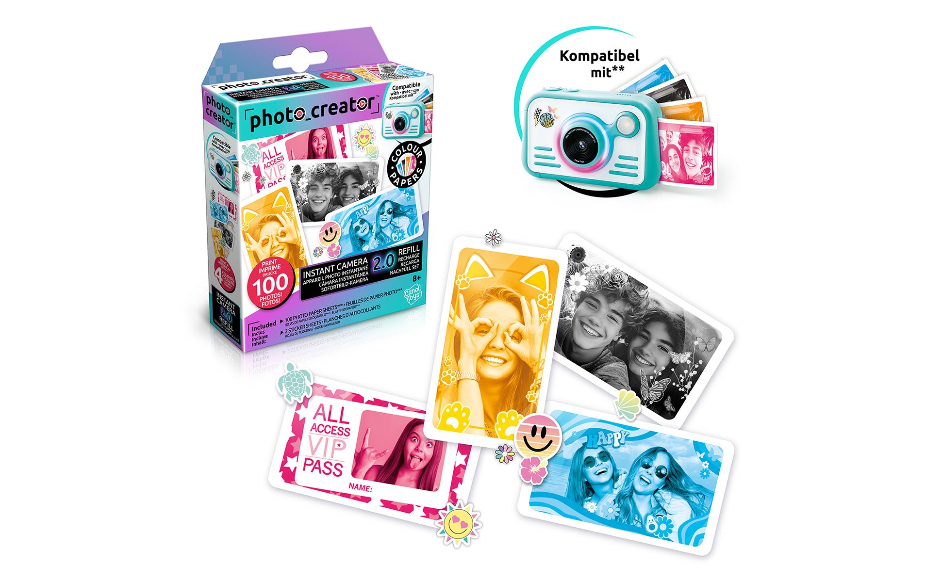 Canal Toys Instant Camera Refill 2.0 Fotopapier, 10 Rollen