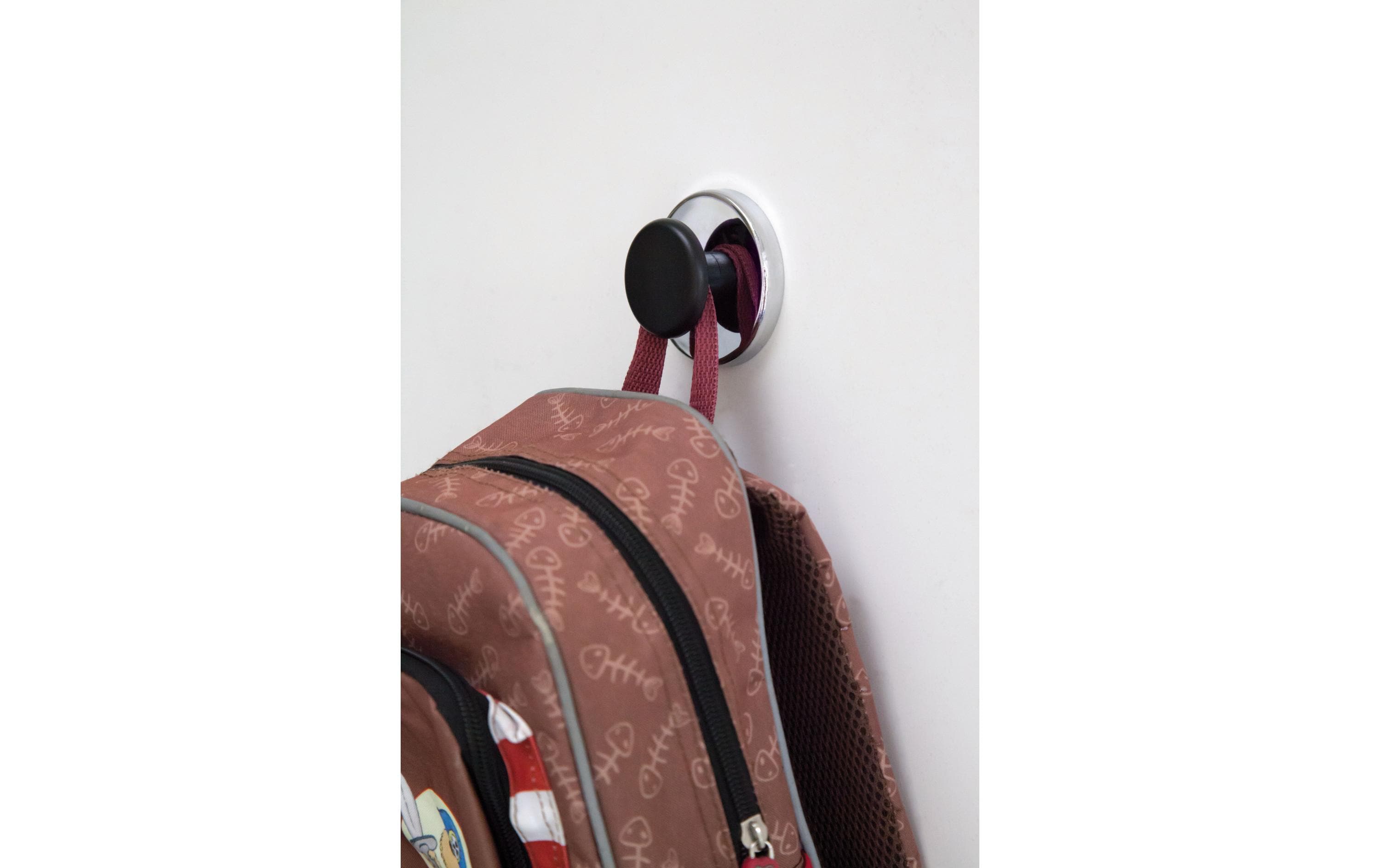 Maul Haftmagnet Ø 67 mm Griffknopf Silber/Schwarz