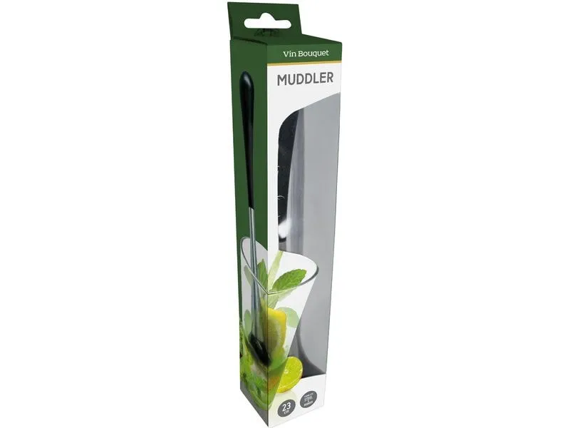 Vin Bouquet Muddler Schwarz/Silber Vin Bouquet Muddler Schwarz/Silber