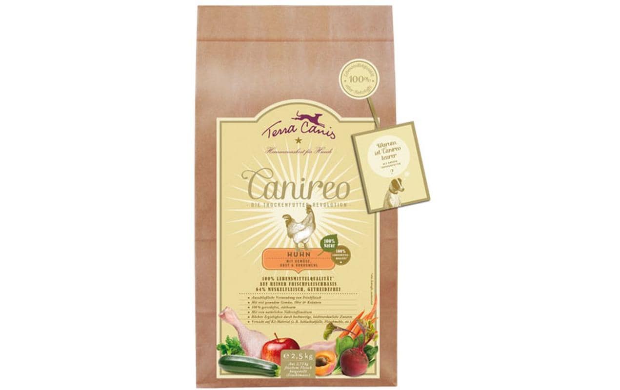 Terra Canis Trockenfutter Canireo Huhn, 2.5 kg Terra Canis Trockenfutter Canireo Huhn, 2.5 kg