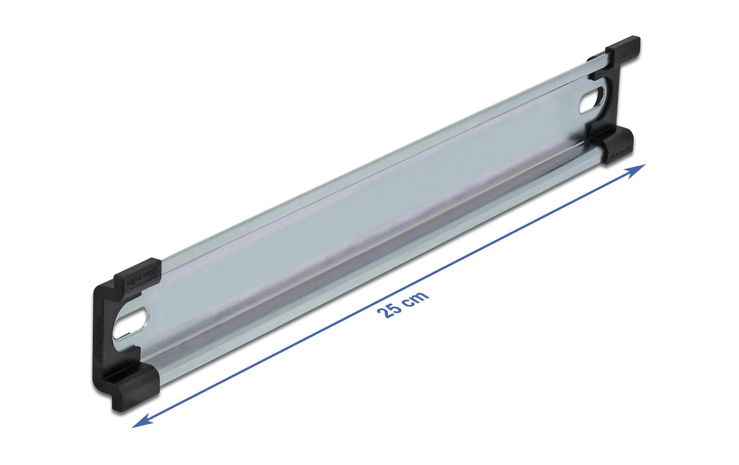 Delock Hutschiene/DIN Rail 35 x 7.5 mm, 25 cm aus Stahl