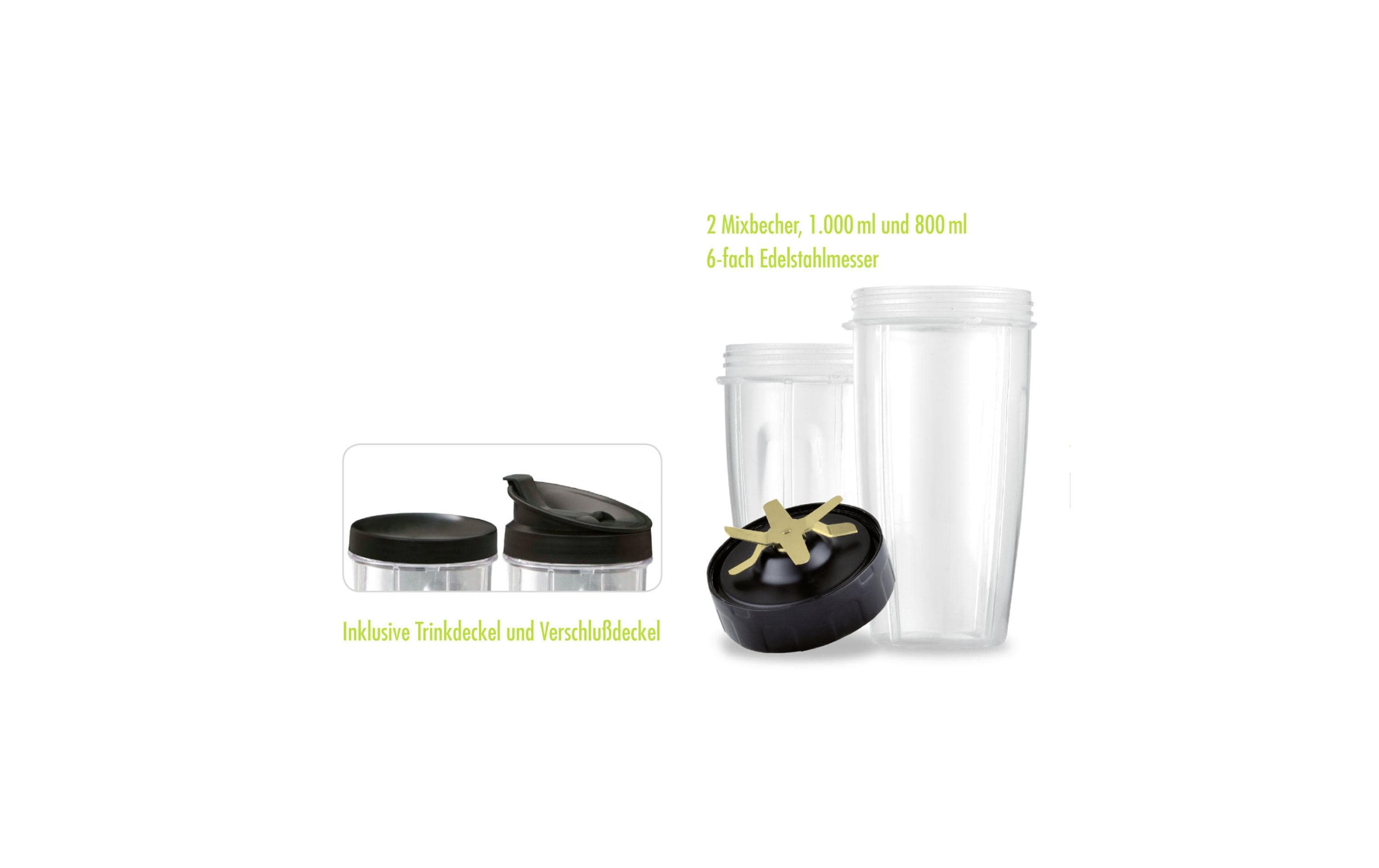 Gastroback Smoothie Maker Design Micro Blender Silber