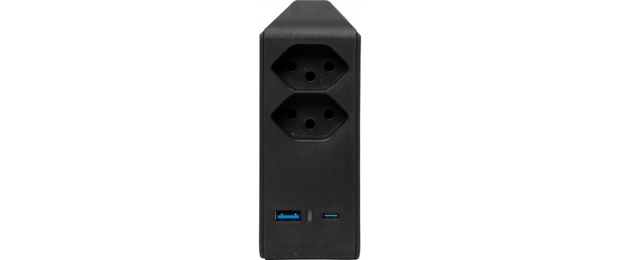 Brennenstuhl Abzweigstecker 2 x T13, 1 x USB A, 1 x USB C, 300° drehbar Brennenstuhl Abzweigstecker 2 x T13, 1 x USB A, 1 x USB C, 300° drehbar