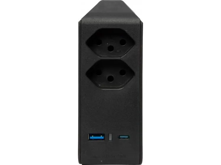 Brennenstuhl Abzweigstecker 2 x T13, 1 x USB A, 1 x USB C, 300° drehbar Brennenstuhl Abzweigstecker 2 x T13, 1 x USB A, 1 x USB C, 300° drehbar