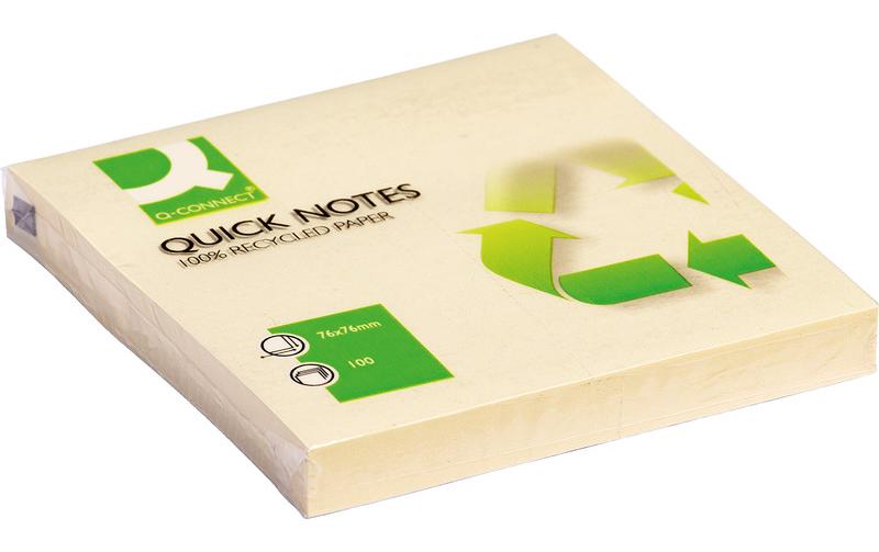 CONNECT Notizzettel Quick Notes 7.6 x 7.6 cm Recycling, 120 Blatt CONNECT Notizzettel Quick Notes 7.6 x 7.6 cm Recycling, 120 Blatt