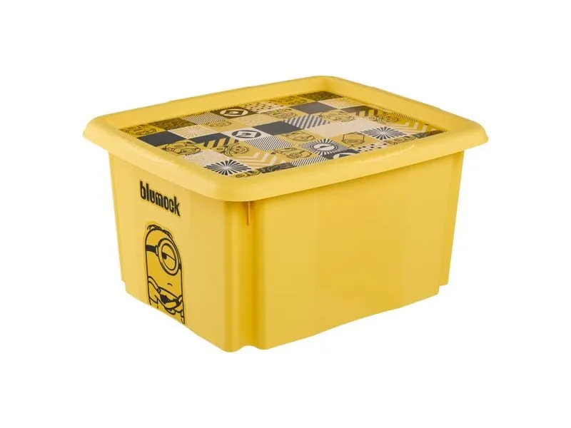 keeeper Karolina Minions Mosaic Kunststoff 24 L Gelb mit Deckel keeeper Karolina Minions Mosaic Kunststoff 24 L Gelb mit Deckel