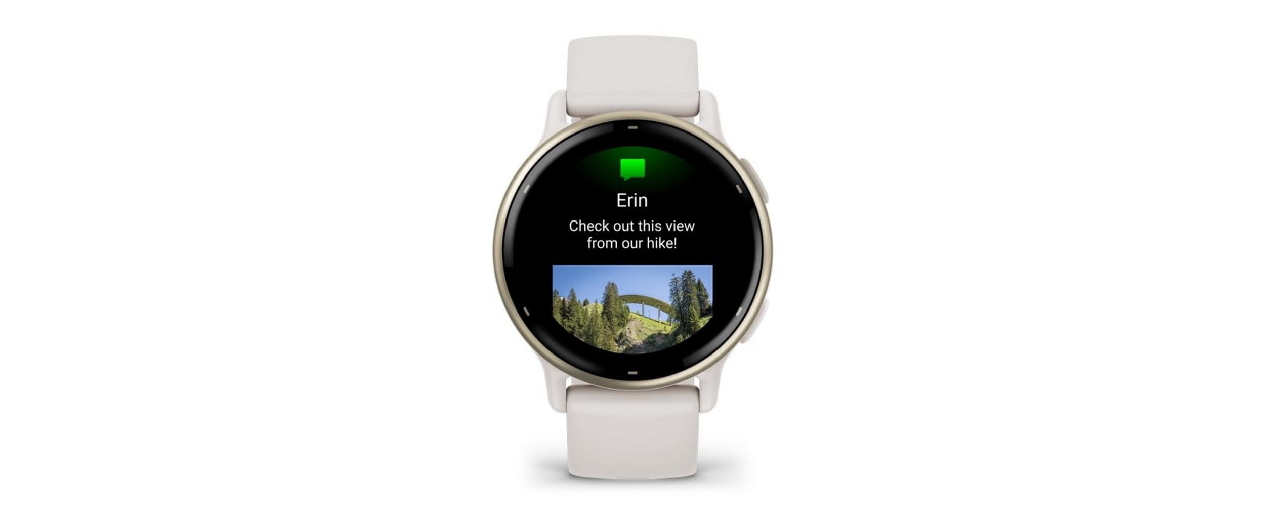 GARMIN GPS-Sportuhr Vivoactive 5 Elfenbein/Cremegold GARMIN GPS-Sportuhr Vivoactive 5 Elfenbein/Cremegold