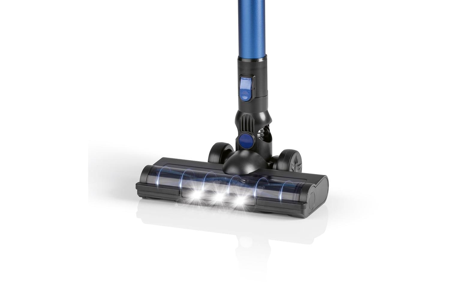 CLEANmaxx Akku-Hand- und Stielsauger mit 2-fach-Filter , Blau