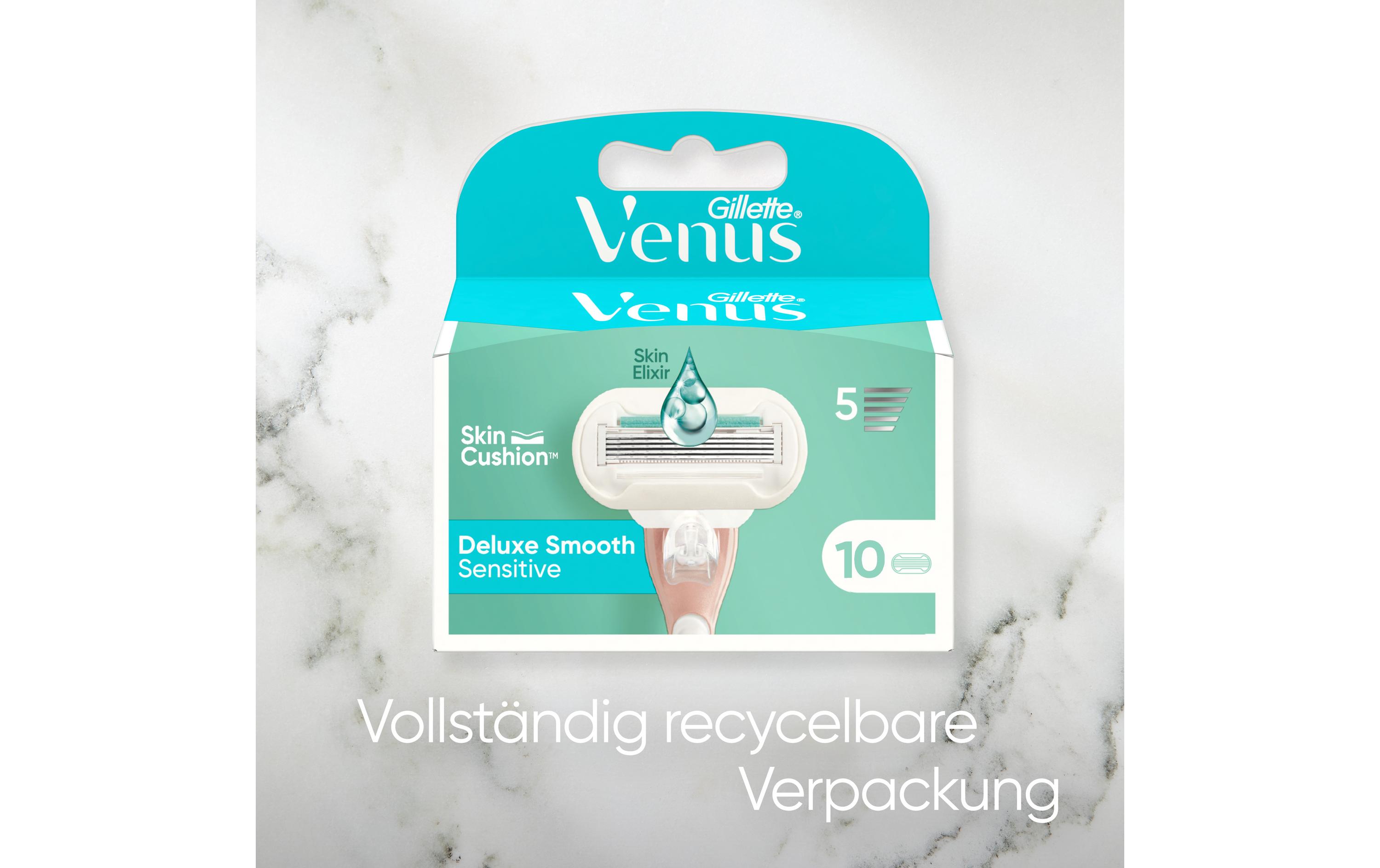 Gillette Venus Rasierklingen Deluxe Smooth Systemklingen 10 Stück