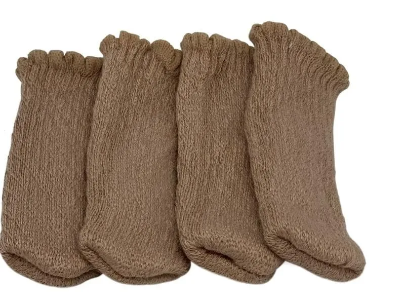 Dameco Bodenschoner Uni 4er Set, Beige