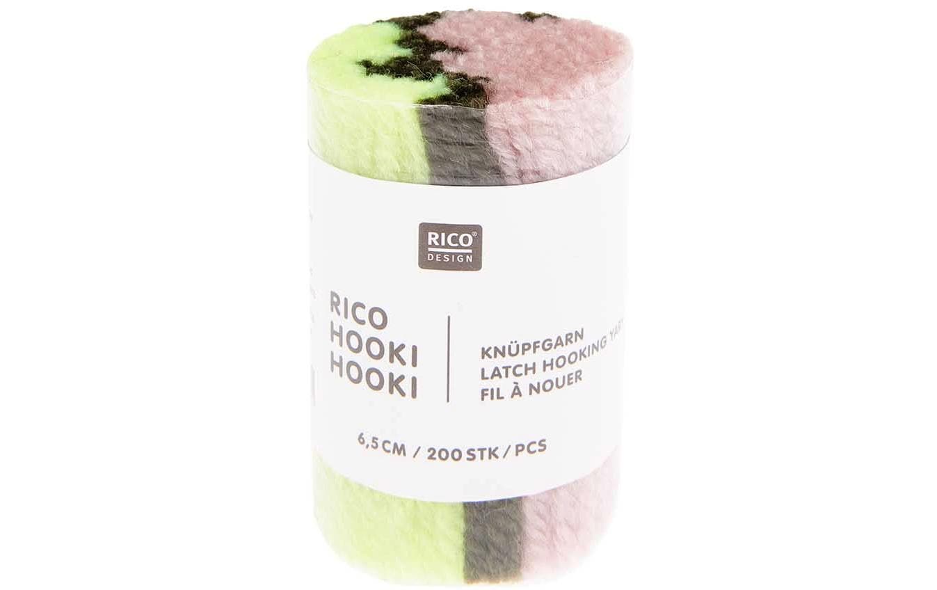 Rico Design Rico Hooki Hooki Knüpfgarn, marmoriert Flieder