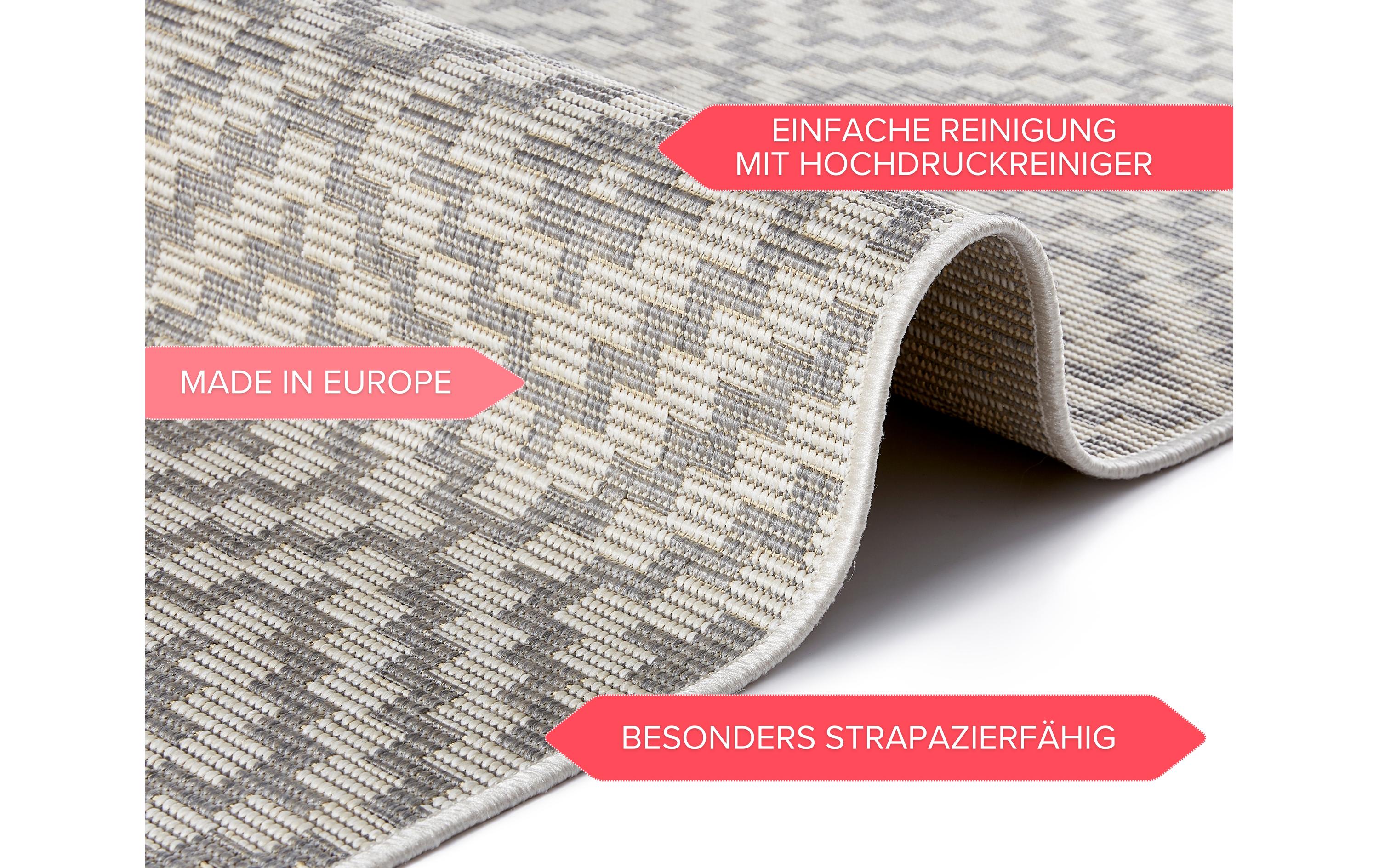 Freundin Home Collection Teppich Breeze 160 x 230 cm, Grau