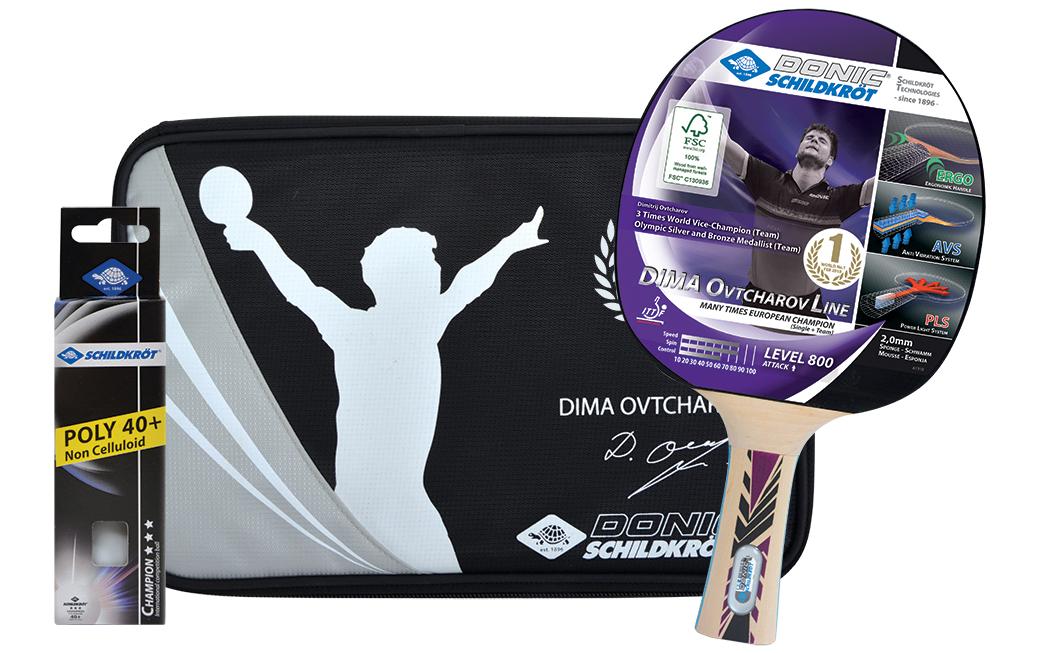 DONIC Schildkröt Tischtennisschläger Geschenkset Legends 800 DONIC Schildkröt Tischtennisschläger Geschenkset Legends 800