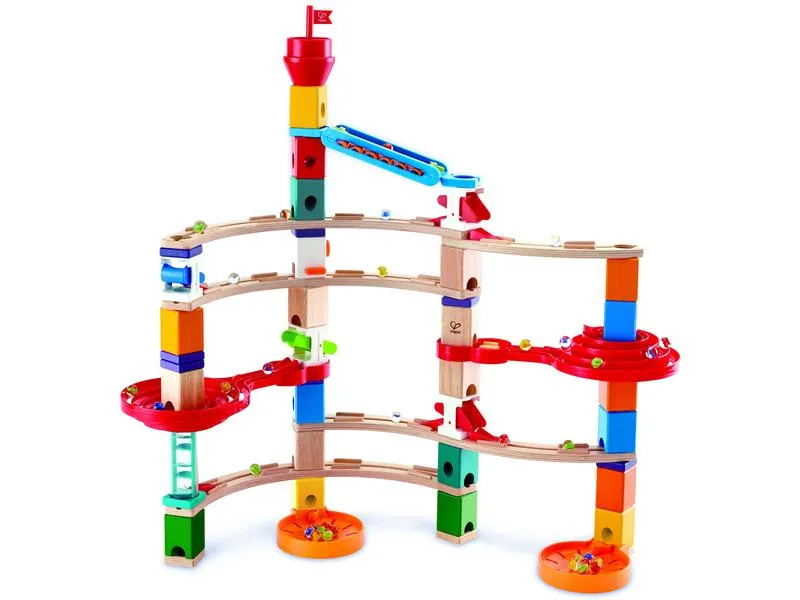 Hape Kugelbahn Quadrilla Super Spiralburg & Endspurt Hape Kugelbahn Quadrilla Super Spiralburg & Endspurt