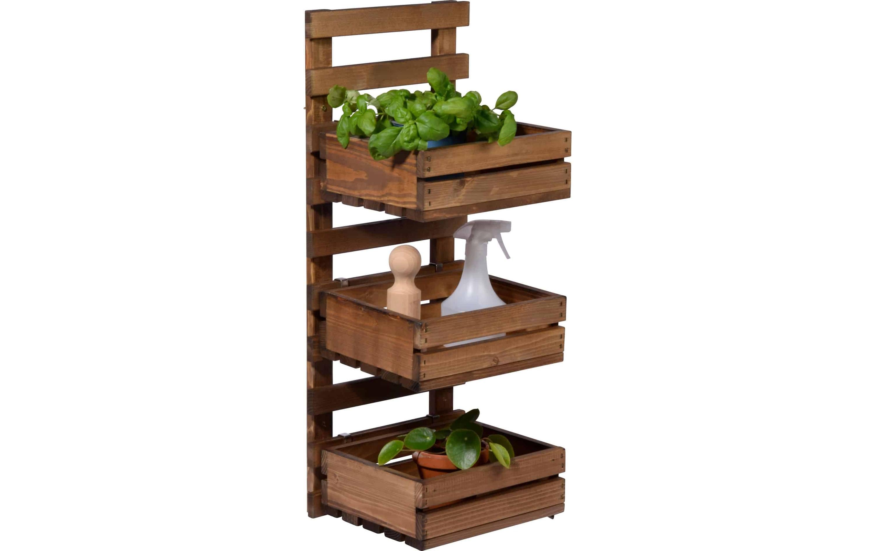 dobar 3-stufige Blumenleiter für die Wandmontage