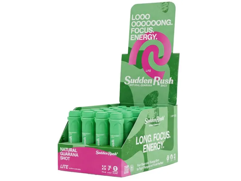SuddenRush Shot Bio Guarana Natural Energy 24 x 1000 mg