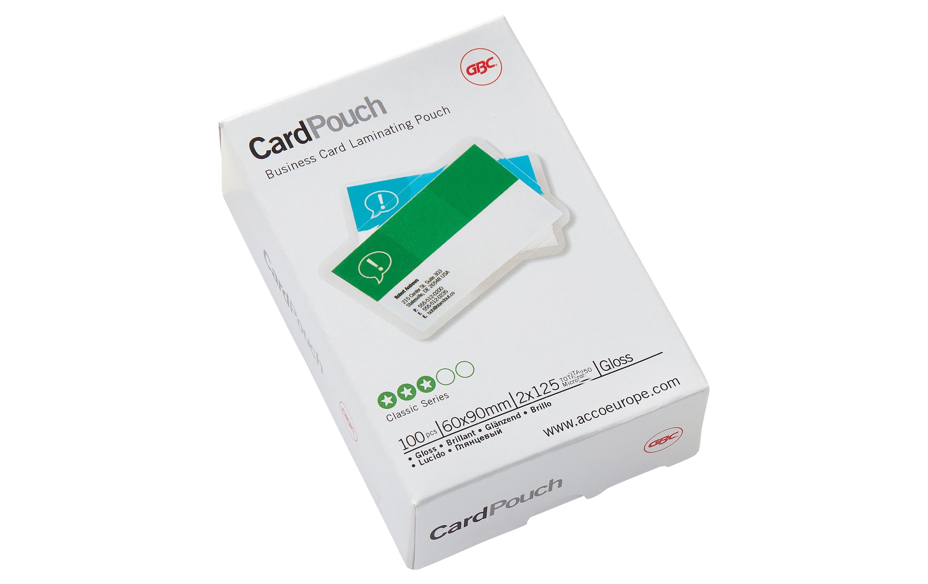 GBC Laminierfolie 6 x 9 cm, , 100 Stück, Glänzend GBC Laminierfolie 6 x 9 cm, , 100 Stück, Glänzend