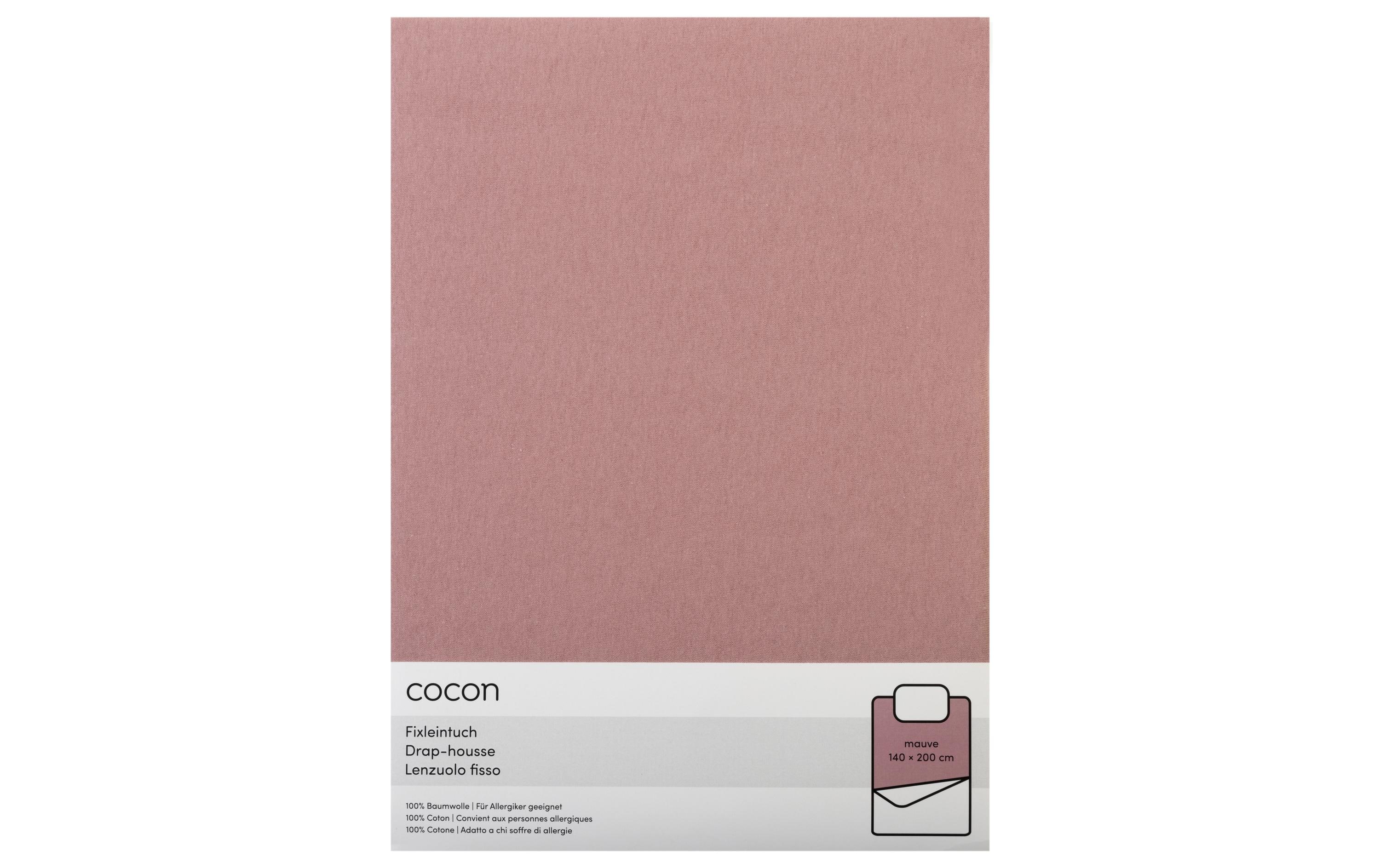 COCON Fixleintuch 140-160 x 200 cm, Mauve