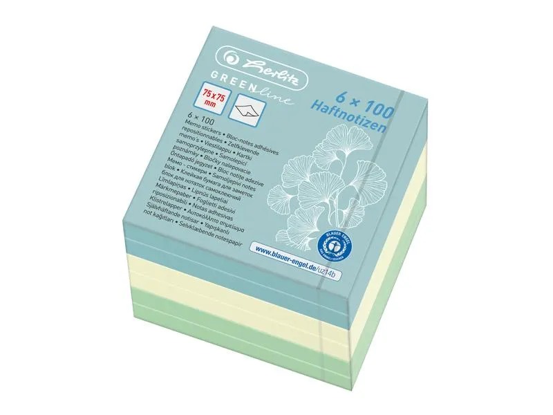 Herlitz Notizzettel Block à 600 Blatt, Mehrfarbig Herlitz Notizzettel Block à 600 Blatt, Mehrfarbig
