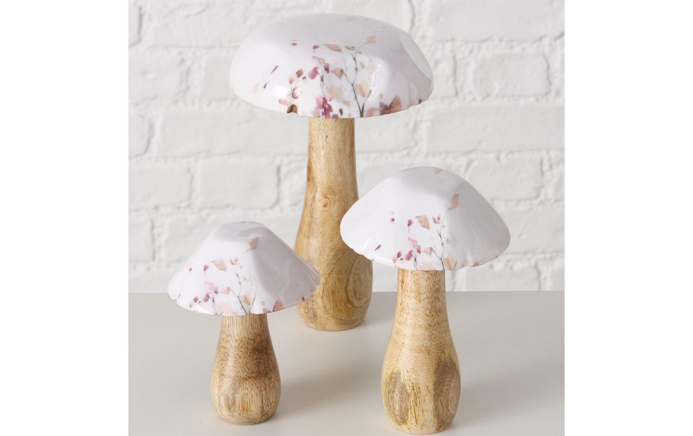 Boltze Aufsteller Pilze Bernada 3er Set