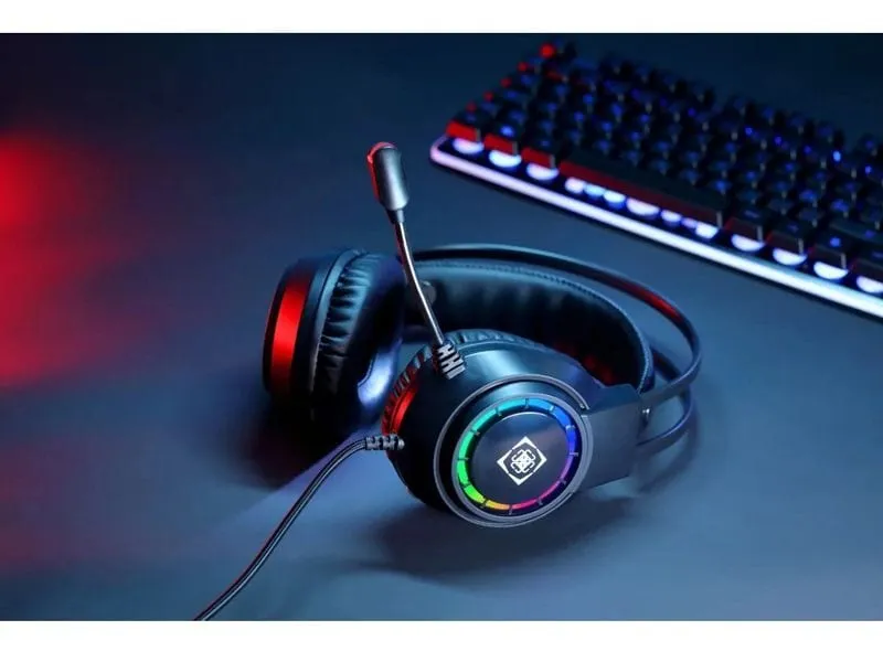 DELTACO Headset GAM-168 Schwarz