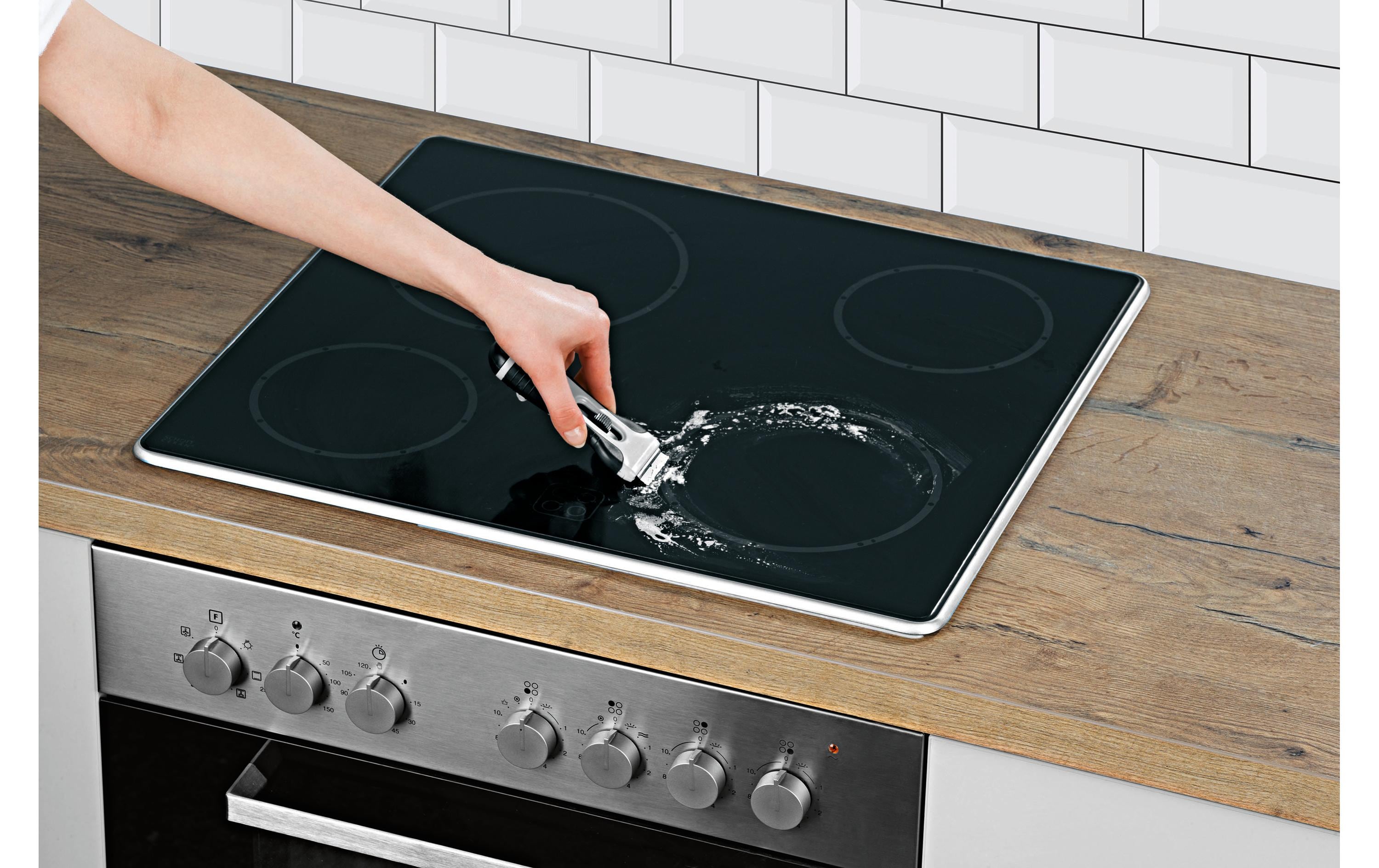 GOURMETmaxx Glaskeramikschaber 4 Ersatzklingen